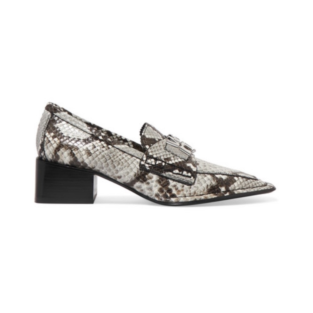 Alexander Wang Snake-effect Leather Pumps - Picture 4 of 8